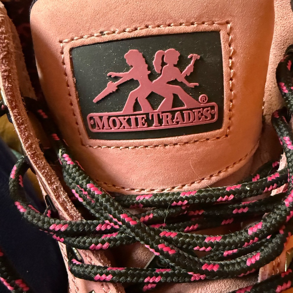 Moxie Alice Boot Steel-Toe Women’s Pink Work Boot - Picture 9 of 17